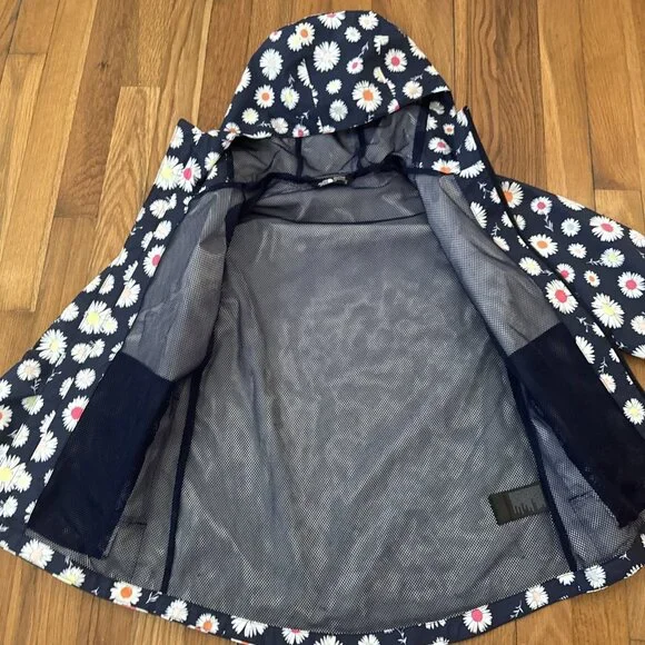 The North Face Floral Rain Jacket Dryvent Girl's Size s (7-8) - Picture 5 of 8